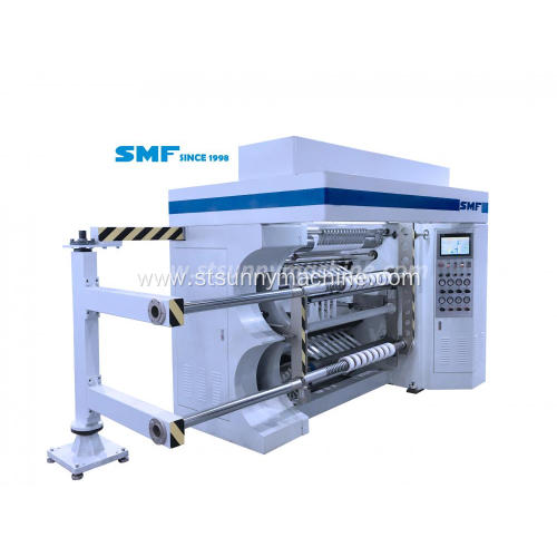 Duplex slitter rewinder machine